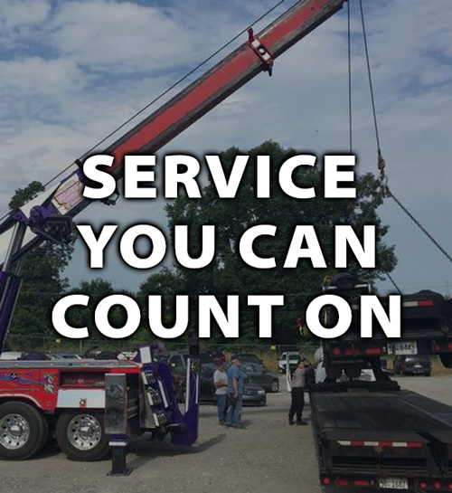 You Can Count on Us - Buck's Wrecker Service - Towing, Wrecker & Roadside Recovery Services in Thomasville, NC You Can Count on Us
